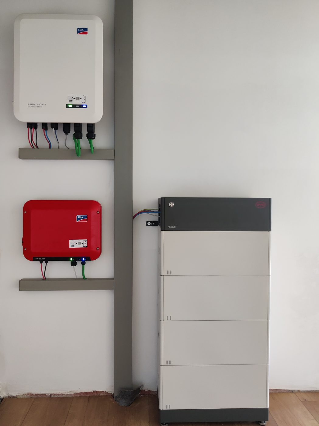 Thuisbatterij installatie